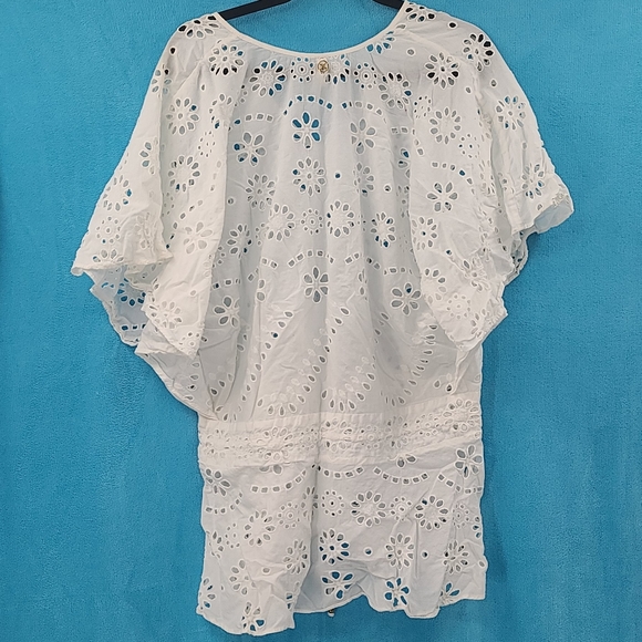 Vix by Paula Hermanny white eyelet coverup. - Picture 5 of 7